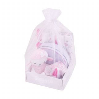 Jungle bebi set prvi otisak, roze