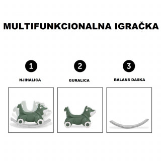 Hauck njihalica 3u1 Fox, Green