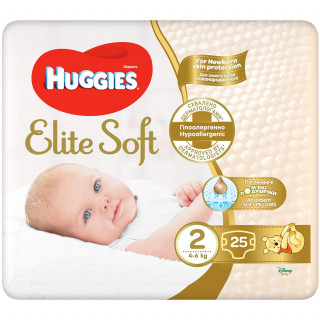 Huggies pelene esoft S2  4-6kg 25kom 