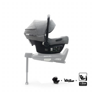 Bugaboo a-s (0-13kg) 0+ Nuna turtle air, sivo