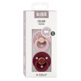 Bibs laža Pink plum& Elderberry 0-6m 