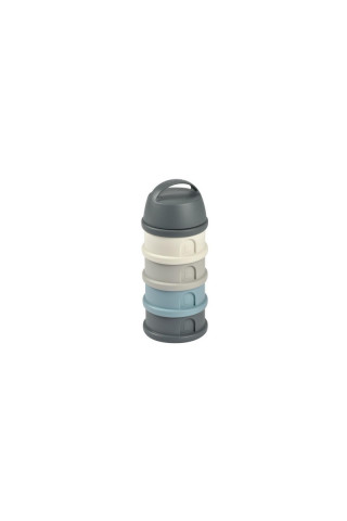 Beaba posuda za mleko u prahu/hranu 4kom,grey/blue 