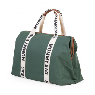 Child home Mommy Bag Signature, ručna torba zelena