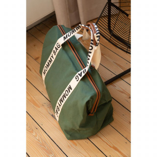 Child home Mommy Bag Signature, ručna torba zelena