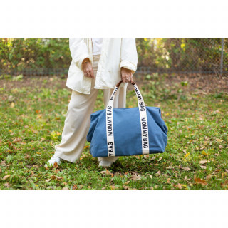 Child home Mommy Bag Signature, ručna torba indigo