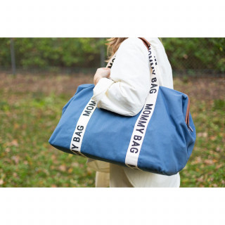 Child home Mommy Bag Signature, ručna torba indigo 