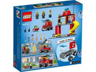 Lego City Fire Station And Fire Truck