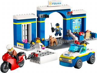 Lego City Police Station Chase 