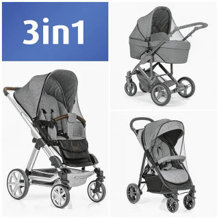 Reer zaštitna mrežica za kolica,crna 