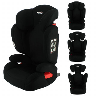 Nania a-s Flash i-fix 2/3 (15-36kg), Black