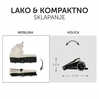 Hauck duo sistem Move so Simply, Beige Neon