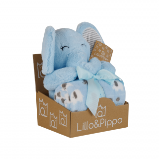 Lillo&Pippo ćebe sa igračkom, slon