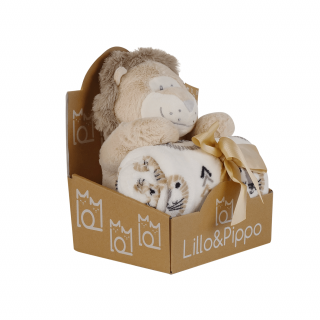 Lillo&Pippo ćebe sa igračkom, lav 