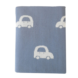 Baby textil ćebe Autići, 90x80cm