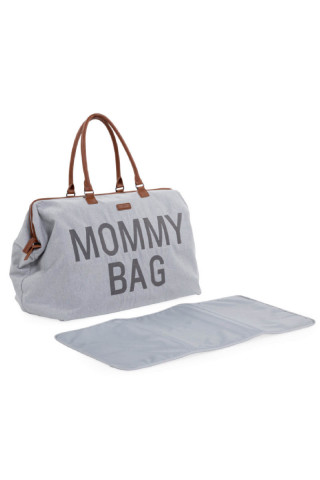 Child home Mommy Bag Big, Ručna torba canvas, grey 