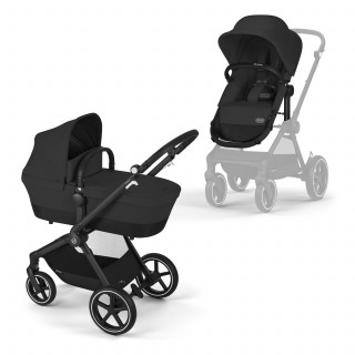 Cybex duo sistem Eos Lux Moon black (Crni ram) 