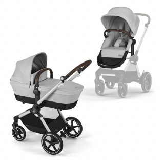 Cybex duo sistem Eos Lux Lava grey (Sivi ram) 