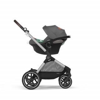 Cybex duo sistem Eos Lux Lava grey (Sivi ram)