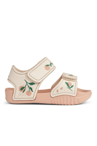 Liewood sandale Blumer, Peach/Sea shell