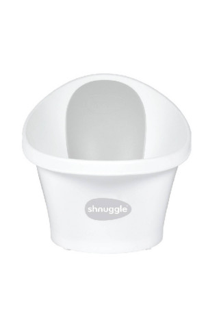 Shnuggle kadica za bebe do 12m, White/Grey 