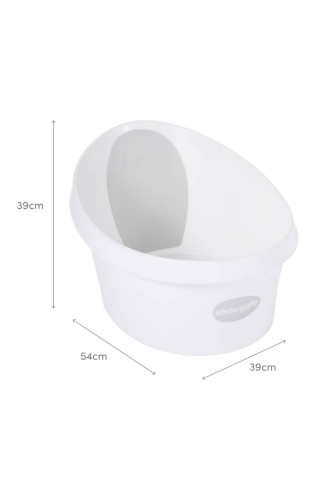 Shnuggle toddler kadica, White/Grey 