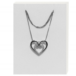 Argento ogrlica Srce u srcu 