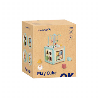 Tooky toy drvena kocka umetaljka 
