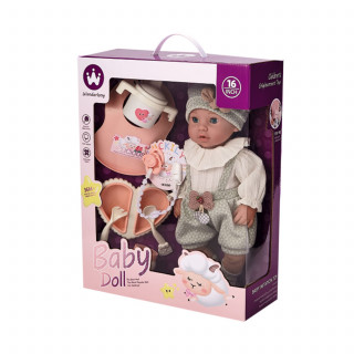 Cute&Cool lutka beba, dodaci za hranjenje, 40cm