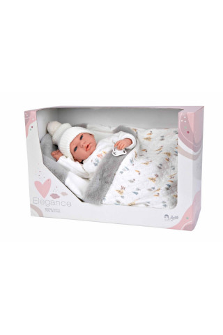 Arias Elegance lutka beba Andie Gris 40cm 