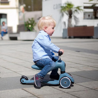 Scoot&Ride Trotinet 2u1 Highwaykick 1 Steel