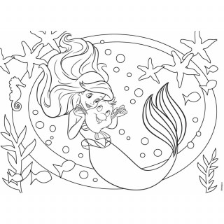 Slagalica lisciani 60pcs maxi disney mala sirena