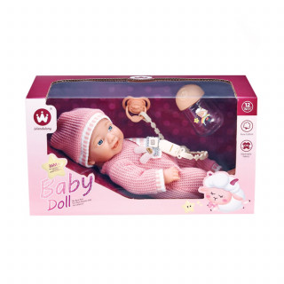 Cute&Cool lutka beba sa flašicom i dudom 30cm 
