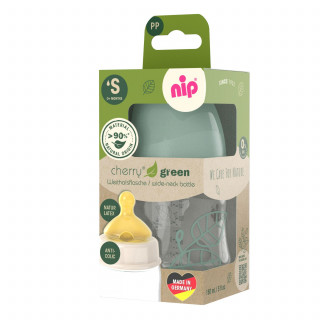 Nip Green PP flašica zelena 150ml 0m+,S protok 