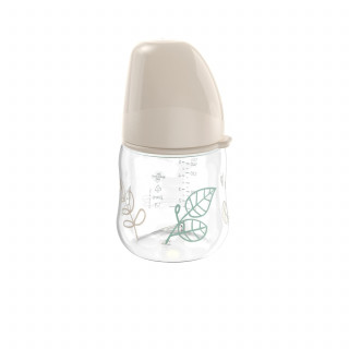 Nip Green PP flašica bež 150ml 0m+, S protok 