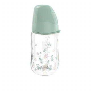 Nip Green PP flašica zelena 260ml 0m+,M protok 