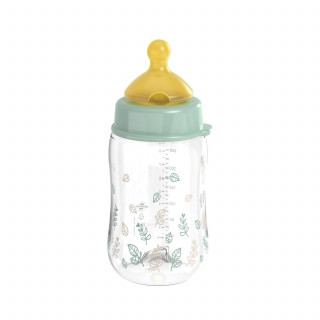 Nip Green PP flašica zelena 260ml 0m+,M protok 