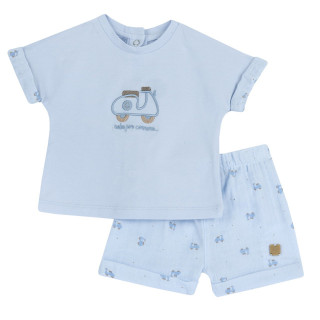 Chicco komplet 2/1 (majica kr, šorts), dečaci