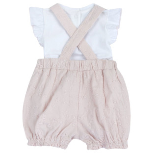 Chicco komplet 2/1(majica kr, eka šorts),devojčice