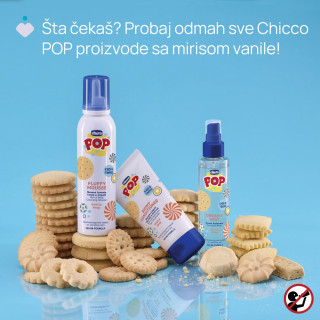 Chicco POP vanila pena 2u1 za telo i kosu 200ml