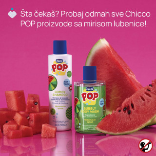 Chicco POP lubenica kupka za telo 300ml 