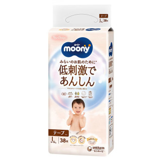 Moony Natural pelene L, 9-14 kg, 38 kom 