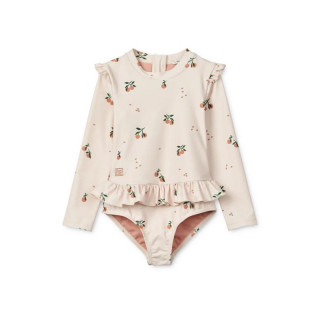 Liewood jednodelni kupaći Sille,Peach/Sea shell