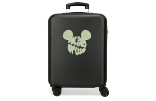 ABS Kofer 55cm sa 4 dupla točkića mickey crni