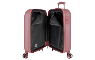 ABS Kofer 55cm sa 4 točkića roze
