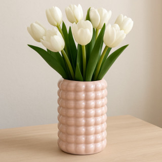 Cute&Cool HOME dekorativna vaza sjajna roze