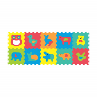 Sunta podne puzzle životinje sa ogledalom, 10 kom
