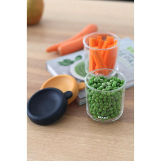 Beaba set od 2 x 250 ml staklene posude,Blu/Honey 