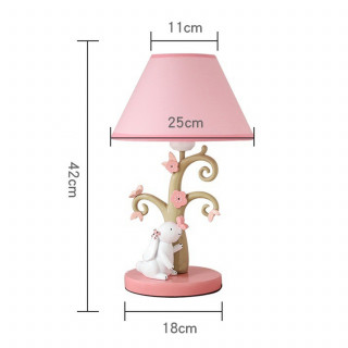Cute&Cool HOME Dekorativna lampa zeka, roze