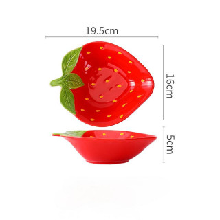 Cute&Cool HOME Dekorativna činija jagoda, 17cm