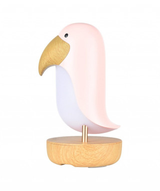 Rabbit n Friends lampa i zvučnik Puffin, roze